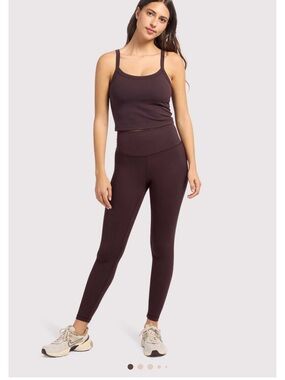 nuuds High-Waist Legging  - Eggplant